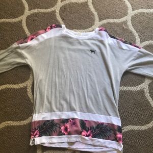 Victoria’s Secret Pink sweatshirt.